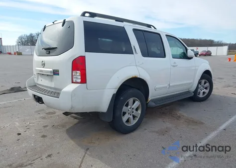 2008 Nissan Pathfinder Se из США, поврежденный, VIN 5N1AR18B98C638663